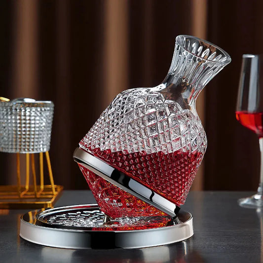 Reevo™ 360° Rotating Wine Decanter